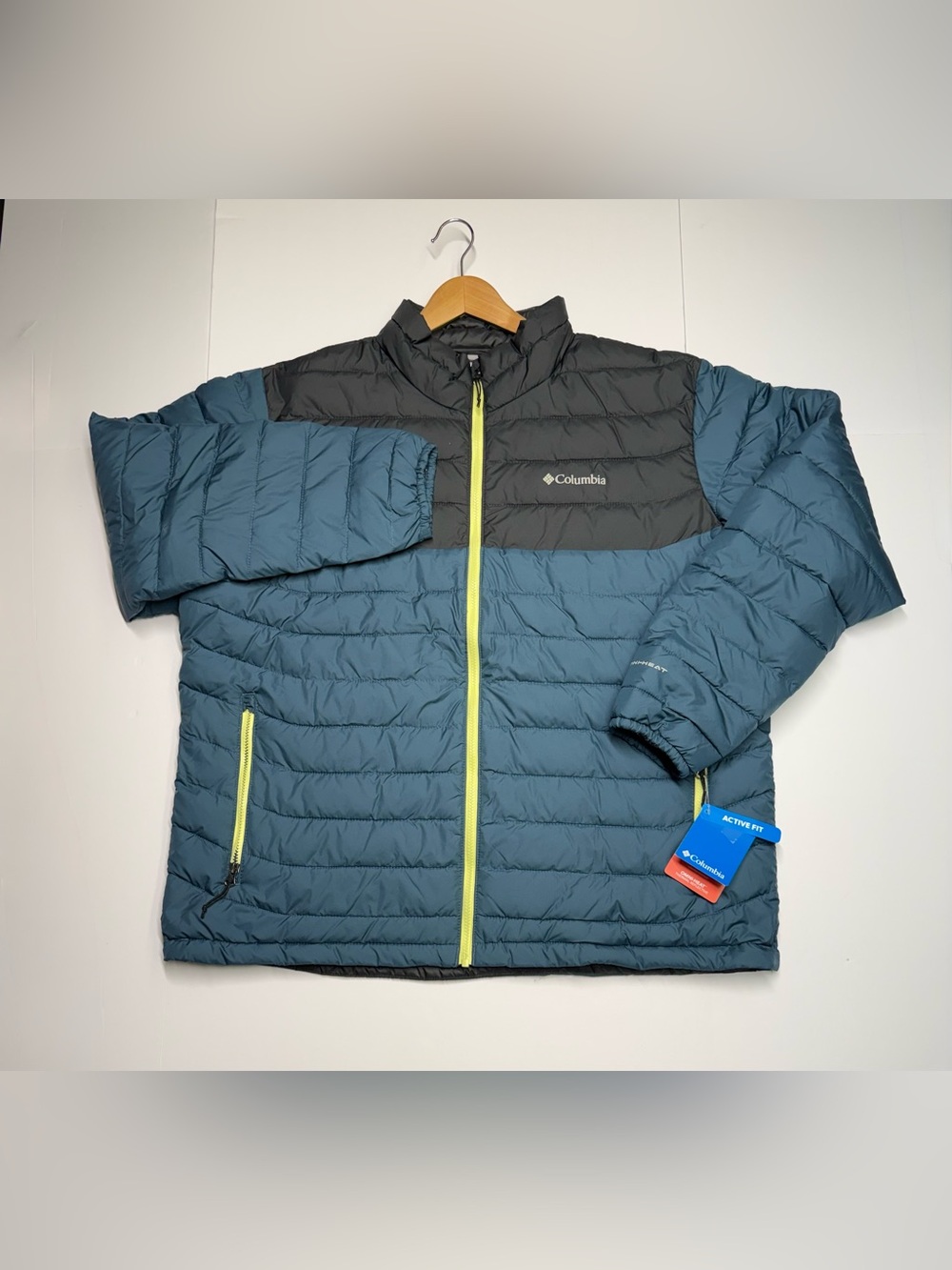 Columbia Puffer Jacket Full Zip Omni-Heat Therma Reflective Men’s XXL NWT